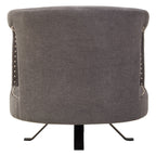 Ash Velvet Swivel Chair | Hestia