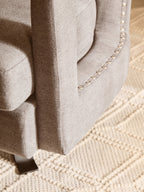 Ash Velvet Swivel Chair | Hestia