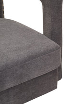 Ash Velvet Swivel Chair | Hestia