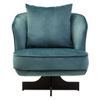 Azure Velvet Swivel Chair | Hale