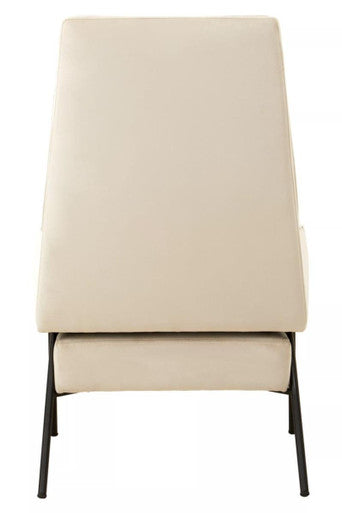 Cream Velvet Chair | Henia