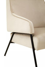 Cream Velvet Chair | Henia