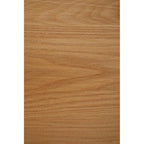 Brown Natural Oak and Birch Wood Rectangular Coffee Table with White Frame | Parkside