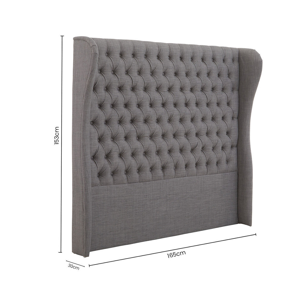 Grey Kingsize Headboard | Parkside