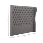 Grey Kingsize Headboard | Parkside