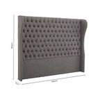 Grey Super Kingsize Headboard | Parkside