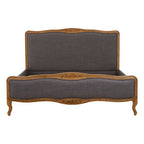 Grey Fabric Super Kingsize Bed | Parkside