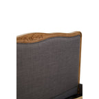 Grey Fabric Super Kingsize Bed | Parkside