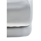 Grey Velvet Square Stool | Kaia