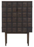 Recycled Dark Oak Wood Cabinet | Lucca