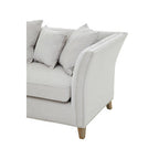 3 Seater Grey Fabric Sofa | Sutton