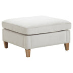 Grey Fabric Footstool | Sutton