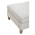 Grey Fabric Footstool | Sutton