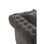 2 Seater Grey Fabric Sofa | Spencer
