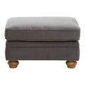 Grey Fabric Footstool | Spencer