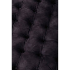 Grey Velvet Ottoman | Sabrina
