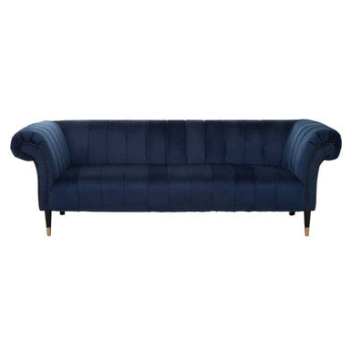 3 Seater Midnight Velvet Sofa, Siena