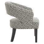 Greek Key Design Cutout Lounge Chair | Regents Park
