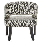 Greek Key Design Cutout Lounge Chair | Regents Park