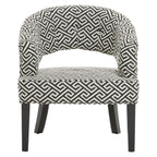 Greek Key Design Cutout Lounge Chair | Regents Park