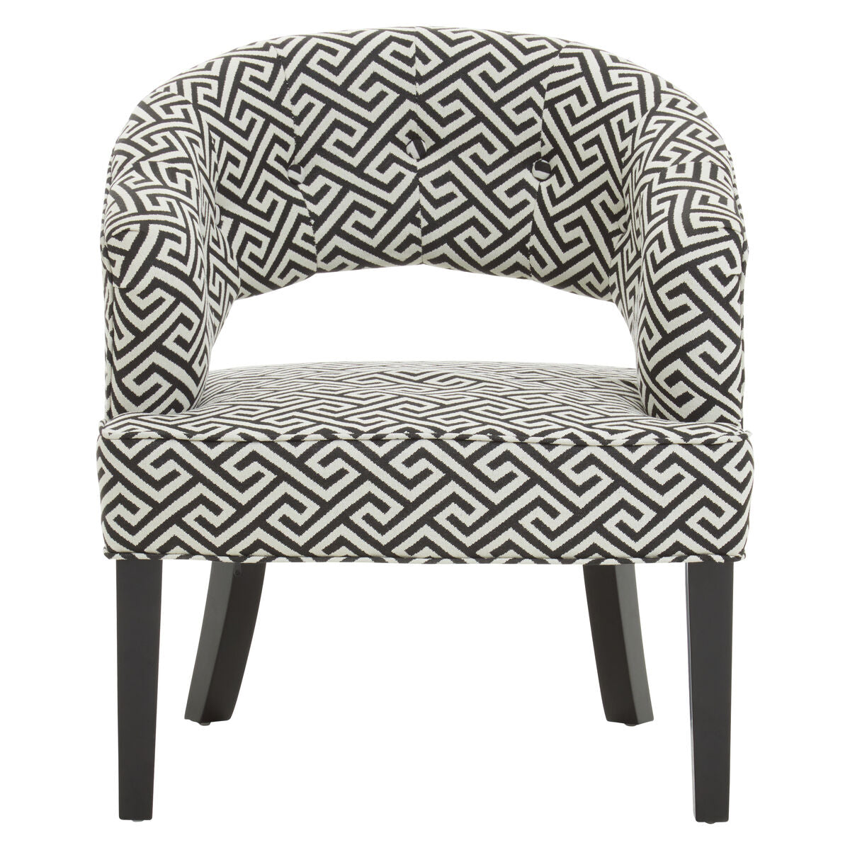 Greek Key Design Cutout Lounge Chair | Regents Park