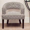Greek Key Design Cutout Lounge Chair | Regents Park
