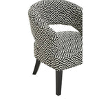 Greek Key Design Cutout Lounge Chair | Regents Park