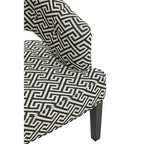 Greek Key Design Cutout Lounge Chair | Regents Park