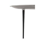 Silver Oak Effect Top Coffee Tables with Black Legs | Silva