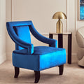 Midnight Blue Velvet Chair | Faye