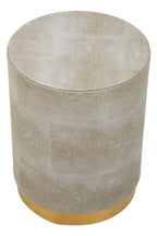 Shagreen Effect Round Stool | Cadio