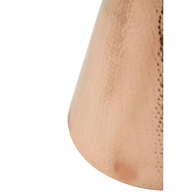 Black Velvet and Copper Finish Stool | Jaipur