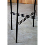 Green Marble Top Round Side Table | Mandoli