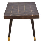Naro Mango Wood And Gold Finishing Coffee Table
