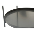 Two Tier Gold Round Coffee Table with Two-Tonal Contrast, Kobra