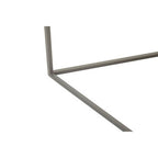 Set of 3 Nesting Side Tables with Warm Metallic Round Tops and Grey Metal Bases | Korba