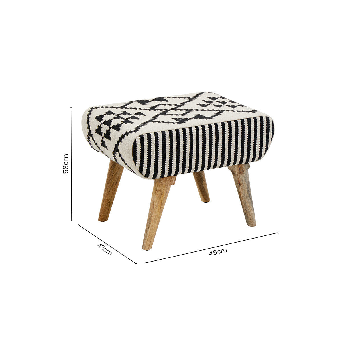 Berber Style Footstool | Cefena