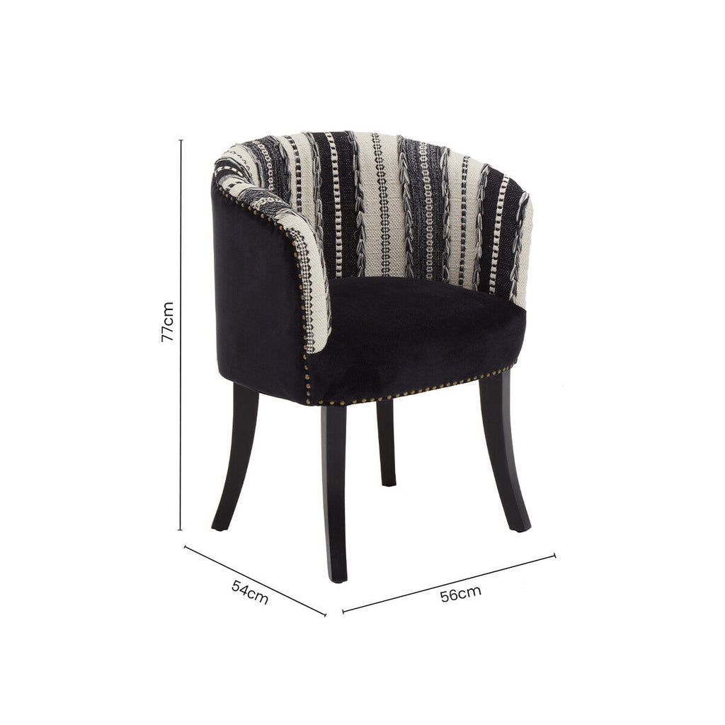 Black and White Chair | Cefena