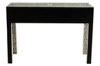 Bone Inlay Desk with 3 Drawers | Fusion