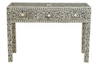 Bone Inlay Desk with 3 Drawers | Fusion
