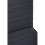 Charcoal Grey Dining Chair with Oak Legs | Brando