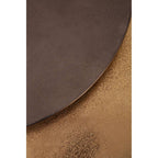 Nest of 2 Gold and Zinc Side Tables with Luxe Gold Steel Frames | Amira
