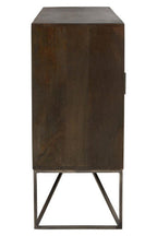 Grey Washed Carved Mango Wood Sideboard | Solana