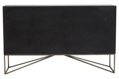 Grey Washed Carved Mango Wood Sideboard | Solana