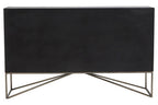 Grey Washed Carved Mango Wood Sideboard | Solana