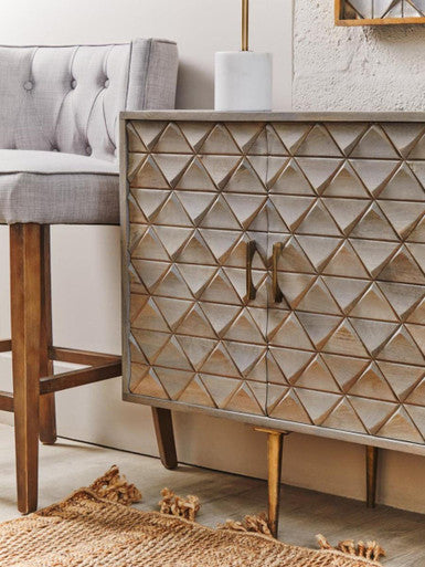 4 Door Mango Wood Sideboard | Siro