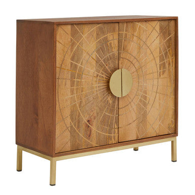 Two Door Mango Wood Sideboard | Sona