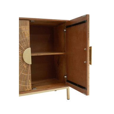 Two Door Mango Wood Sideboard | Sona