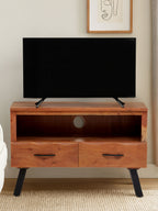 Two Drawer Acacia Media Unit | Nashik