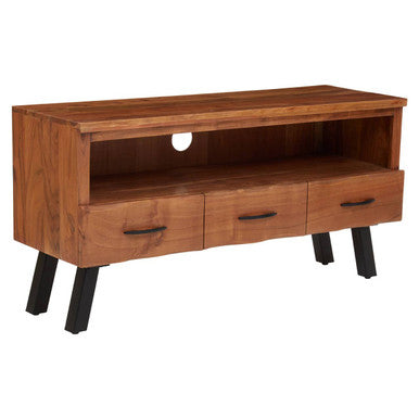 Three Drawer Acacia Media Unit | Nashik